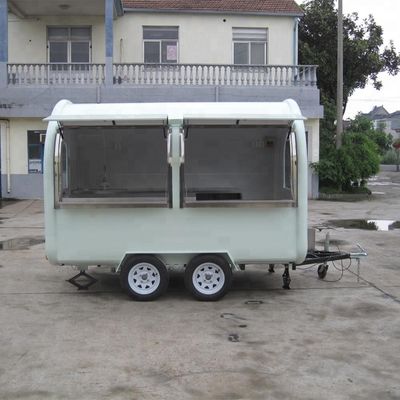 Airstream Food Trucks Trailer de nourriture mobile Parfait pour la crème glacée et les collations Hot Dog