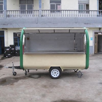 Airstream Food Trucks Trailer de nourriture mobile Parfait pour la crème glacée et les collations Hot Dog