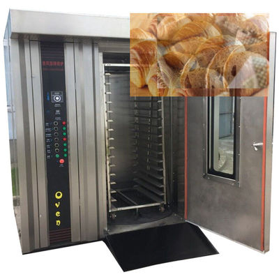 Cuisinière à gaz électrique à rotation automatique à 32 plateaux pour la machine de transformation des aliments pour le pain Pita