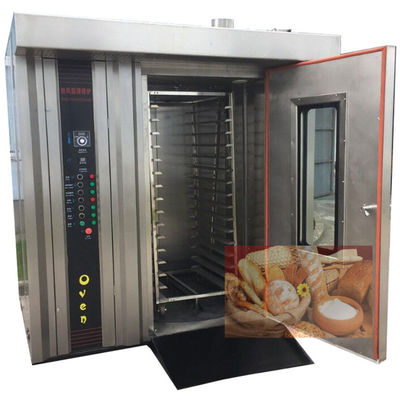 Longue durée de vie four à pain automatique à gaz rotatif pour cuisine de boulangerie industrielle