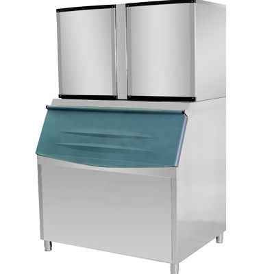 Fabricant de glaçons avec refroidissement industriel par air et eau