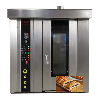 Fonction de cuisson du pain en acier inoxydable four rotatif électrique à gaz pour le pain