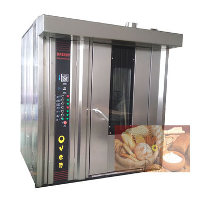 Fonction de cuisson du pain en acier inoxydable four rotatif électrique à gaz pour le pain