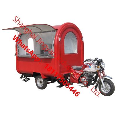 JY-FR220B Shanghai Mobile Kiosk Cabin Food Trailer avec une tension de 220v et une puissance de 1,5 kW