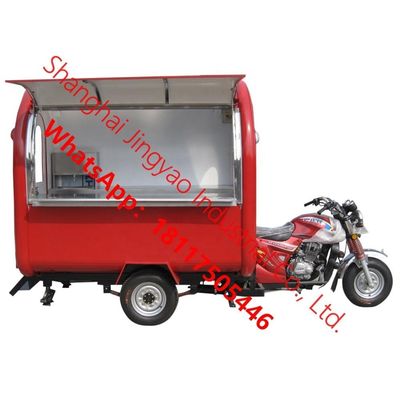 JY-FR220B Shanghai Mobile Kiosk Cabin Food Trailer avec une tension de 220v et une puissance de 1,5 kW