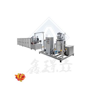 Machine de fabrication de bonbons entièrement automatique, haute capacité 150 kg/h et tension 220v/380v