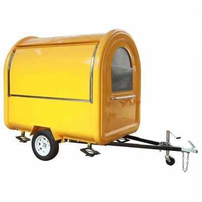 Chariots de vente de rue de couleur personnalisée et autocollants externes personnalisés par les clients
