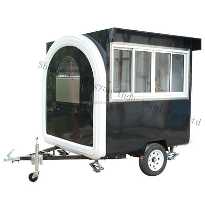 Chariots de vente de rue de couleur personnalisée et autocollants externes personnalisés par les clients