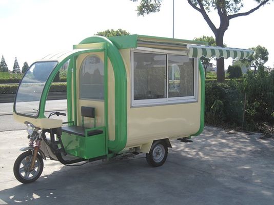 Camion électrique de cuisine L380 x W160 x H235 cm Idéal pour les collations et les beignets de rue