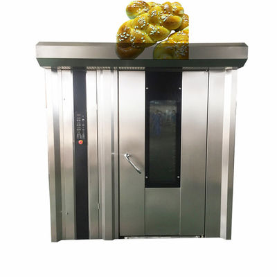 Fornoir rotatif de boulangerie automatique de petite taille certifié CE pour la cuisson du pain, de la pizza et de la baguette de viande