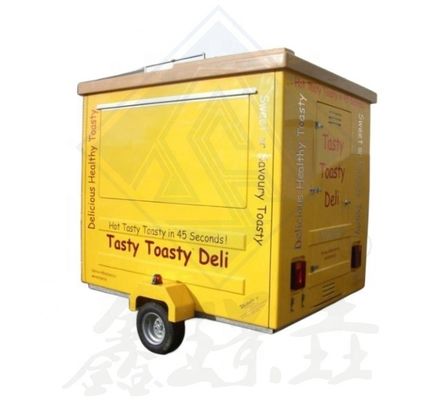 Chariot de restauration rapide de couleur personnalisée Tricycle électrique pour hot-dogs et hamburgers