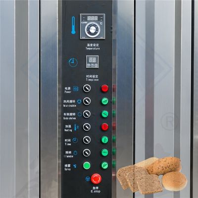 Équipement de l'industrie alimentaire 32 plateaux four rotatif pour cuire le poulet avec la technologie de la vapeur
