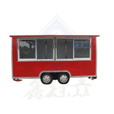 Camion alimentaire électrique mobile de cuisine en acier inoxydable pour chariot entièrement équipé