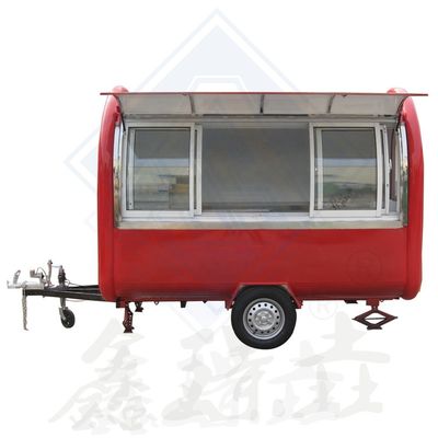 Machines de restauration des snacks camions magasins de nourriture chariot avec roues et pièces de rechange après service