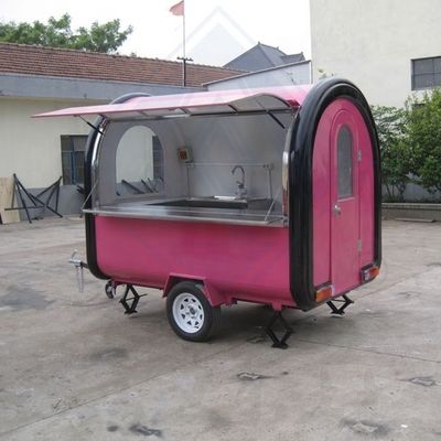 Favori des hôtels en acier galvanisé BBQ Food Truck Mobile Electric Motorcycle Food Cart