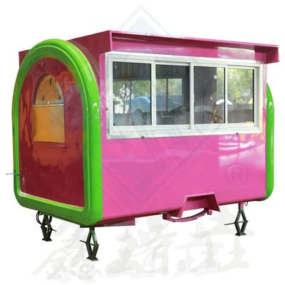 Fonction de la machine Voiture de remorque de service alimentaire pour station de travail de thé à bulles funky