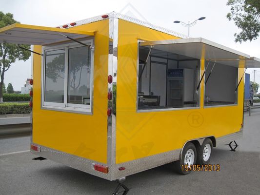 Snacks Dumpling Chariot alimentaire mobile avec une cuisine complète et un support technique vidéo de sièges