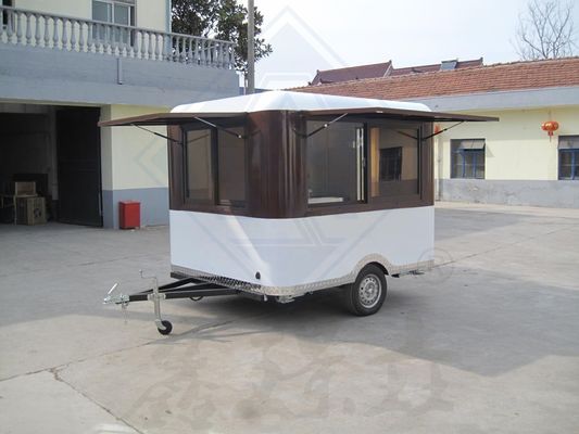 Snacks Dumpling Chariot alimentaire mobile avec une cuisine complète et un support technique vidéo de sièges