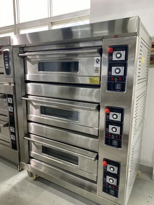 Fours commerciaux Équipement de boulangerie Fours de boulangerie multifonctionnels 1 pont Fours électriques