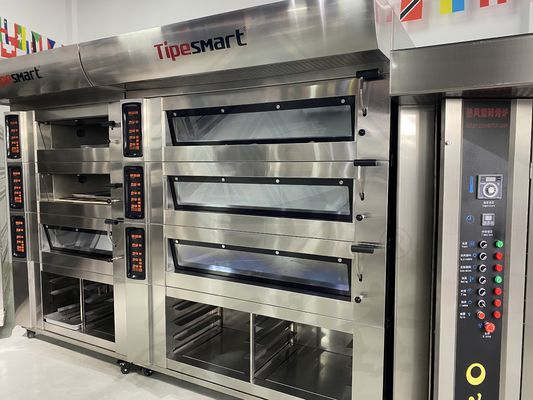 Fours commerciaux Équipement de boulangerie Fours de boulangerie multifonctionnels 1 pont Fours électriques