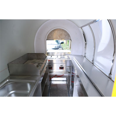 Camion de restauration de bus de 1000 kg de capacité avec matériau en acier galvanisé et verrouillage de porte de serrure à auvents