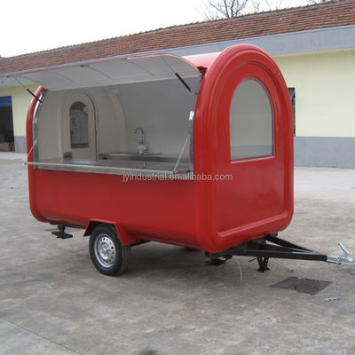 Design moderne Couleur rose clair Donut Waffle Hot Dog Cuisine Food Truck JY-B35 personnalisé
