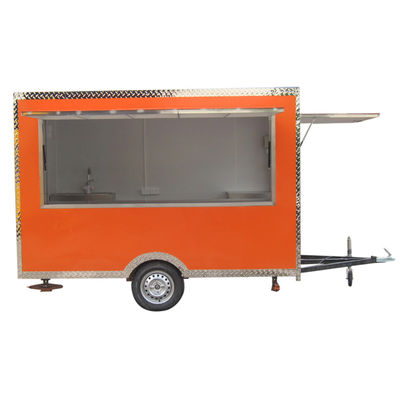 Caravane de camions alimentaires à cuisine complète pour le transport des aliments surgelés et une productivité élevée