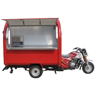 3 roues motrices Petits camions de nourriture Machines de panier de nourriture Fonction Vendre de la nourriture pour les magasins de vêtements