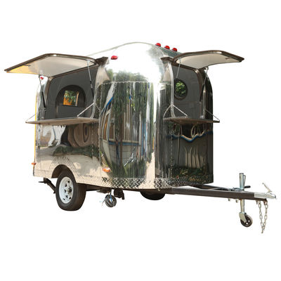 3 roues motrices Petits camions de nourriture Machines de panier de nourriture Fonction Vendre de la nourriture pour les magasins de vêtements