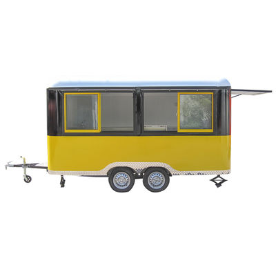 Camion alimentaire électrique de style rétro pour les hot-dogs et les glaces Slush 2300*1750*2100mm Taille