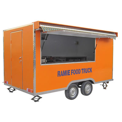 Camion alimentaire électrique de style rétro pour les hot-dogs et les glaces Slush 2300*1750*2100mm Taille