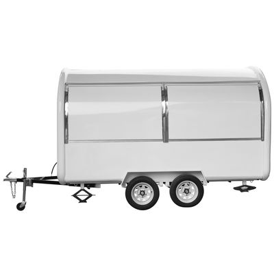 900kg Plate galvanisée Food Truck pour la vente de crème glacée / Popsicle pratique et polyvalent