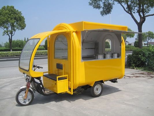 1.5kw Vente de collations électrique cuisine mobile Food Truck Fast Food Tricycle mobile multi-fonction alimentaire