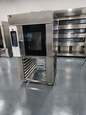 5 plateaux Capacité Équipement de boulangerie automatique Four à convection industrielle pour la cuisson des viandes