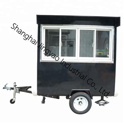 Autocollants externes personnalisés CE OEM GAS Food Truck avec acier inoxydable et grande roue