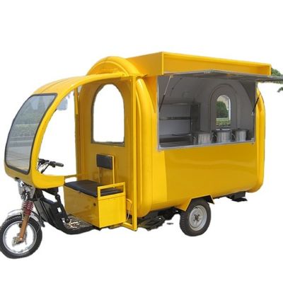 Équipement alimentaire pour les voitures mobiles à essence, crème glacée, moteur à trois roues pour la restauration commerciale