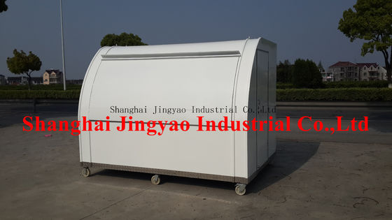 Camion électrique de restauration 220V CEE Camions mobiles de restauration avec rails de raccordement E-Track et plus