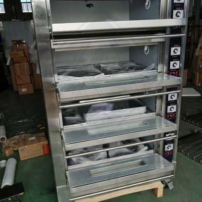 Matériau de soja 2 Poêle à couche et convoyeur à mélangeur Poêle à pizza pour équipement de boulangerie