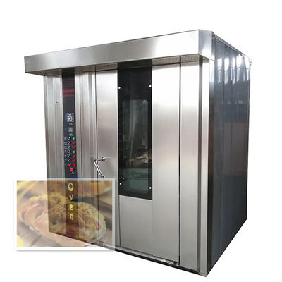 32 plateaux four rotatif à vapeur entièrement automatique parfait pour les magasins d'aliments et de boissons occupés