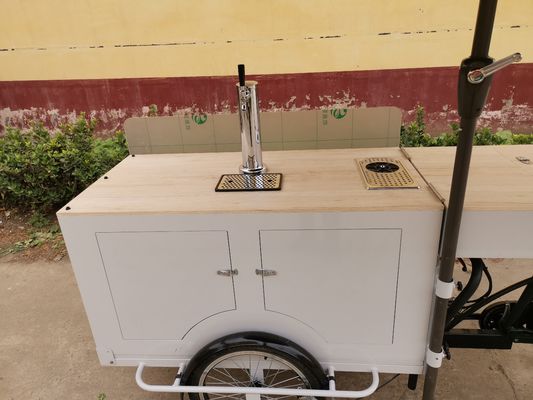 100 longue durée de vie chariot à bicyclette de bière pour les vendeurs mobiles de nourriture et de boissons