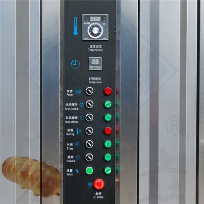 Automatisation cuisson rotative source d'alimentation électrique four commercial pour équipement de boulangerie