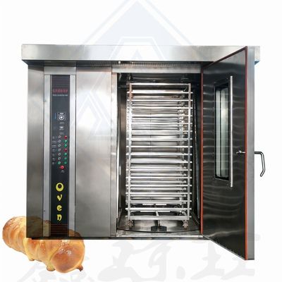 Automatisation cuisson rotative source d'alimentation électrique four commercial pour équipement de boulangerie