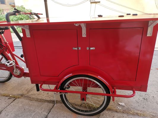 Longue durée de vie Le lait, le thé, le jus de boisson Chariot à vélo pour collations Chariot alimentaire mobile