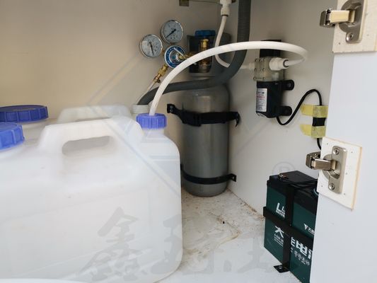 Vente de rue en plein air Longue durée de vie Vélo de panier alimentaire avec toit et mobile