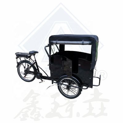 Taille personnalisable Tricycle fast-food avec panier de café Plaque en aluminium