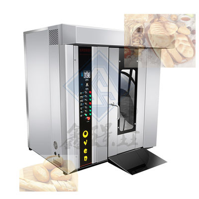 Cuisinier à gaz diesel à pain rotatif avec plage de température de la température ambiante-400