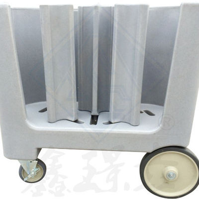 Chariot alimentaire de conception moderne avec plateau de chauffage et chariot de plaque en plastique réglable