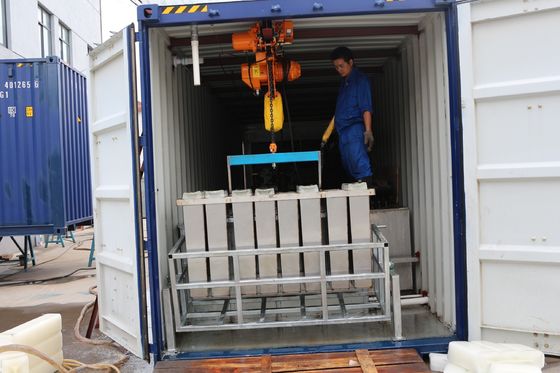 Machines industrielles de blocage de glace pour la production de glace à grande échelle