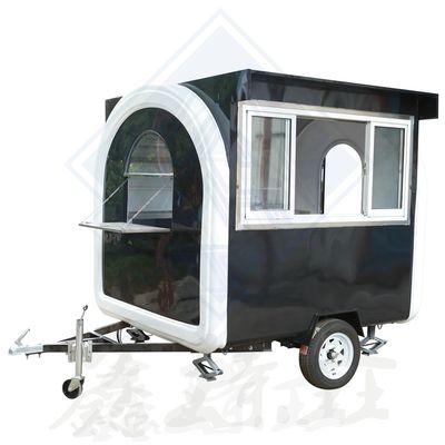 Longue durée de vie Chariot alimentaire mobile pour le service de café rapide extérieur et intérieur
