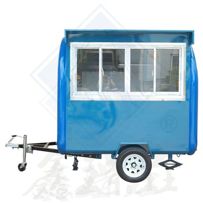 Longue durée de vie Chariot alimentaire mobile pour le service de café rapide extérieur et intérieur